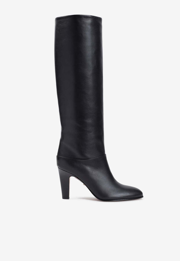 Eve 85 Knee-High Boots in Leather