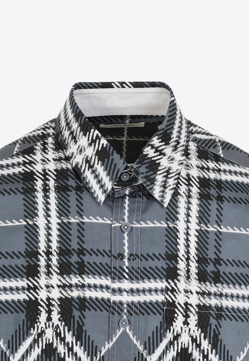 Checked Long-Sleeved Shirt