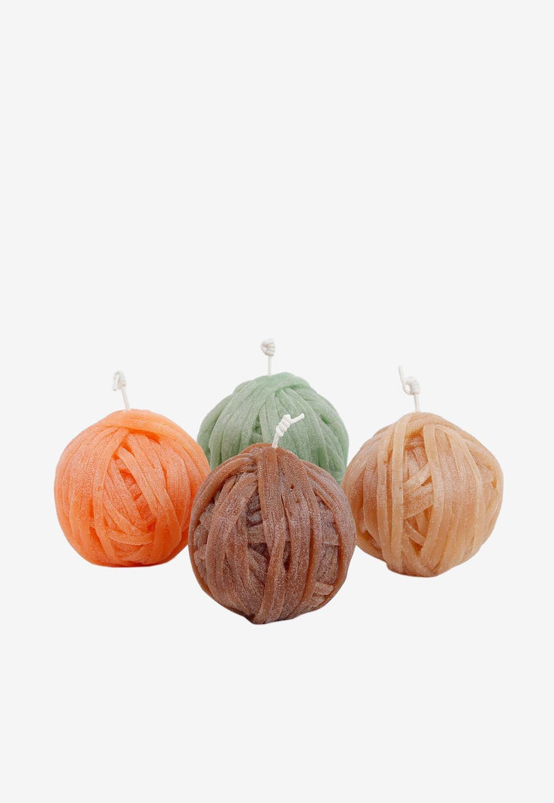 String Ball Candle Set