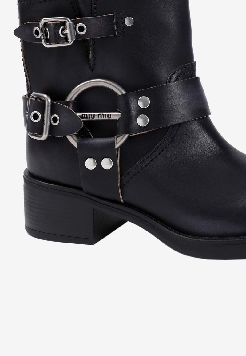 50 Ankle Boots in Calf Leather