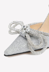 100 Double Bow Glitter Pumps