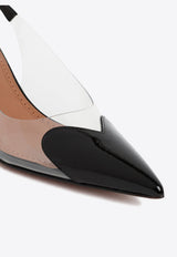 Le Coeur 55 PVC Slingback Pumps