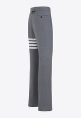 4-Bar Stripe Wool Tailored Pants