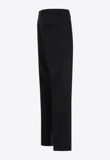 Straight-Leg Tailored Pants