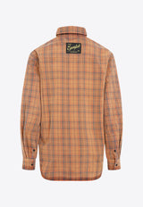 Checked Long-Sleeved Shirt