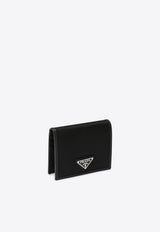 Triangle Logo Re-Nylon Bi-Fold Wallet