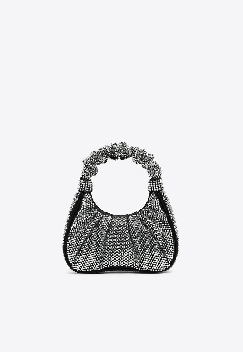 Gabbi Crystal-Embellished Hobo Bag