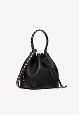 Rockstud Bucket Bag in Calf Leather