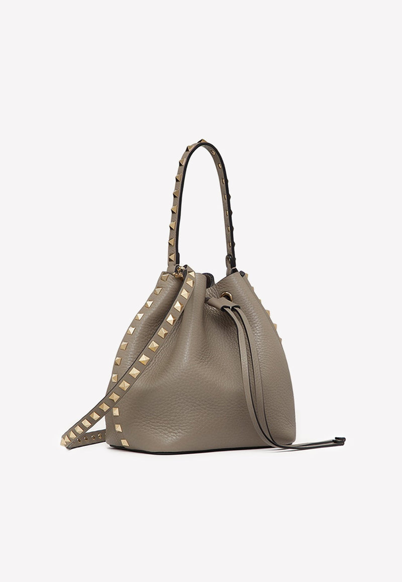 Rockstud Bucket Bag in Calf Leather