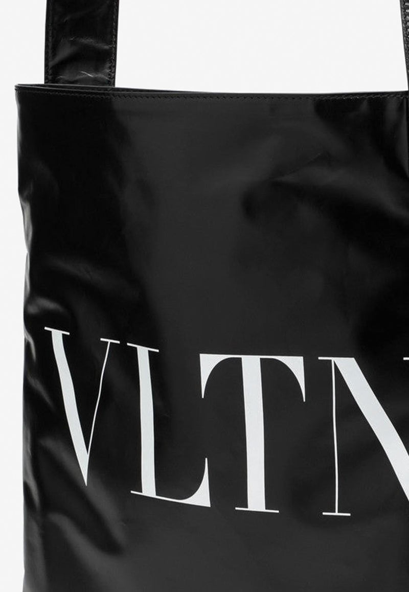 Logo Print Soft Tote Bag