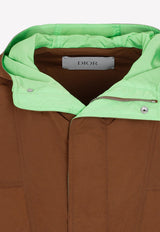 Anorak Hooded Jacket in Tech Fabric