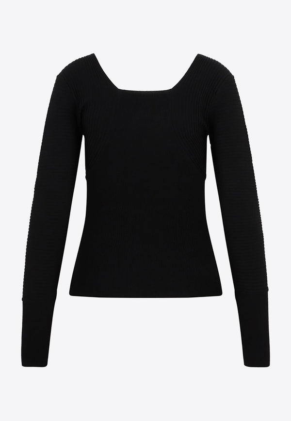 Laril Long-Sleeved Knit Top