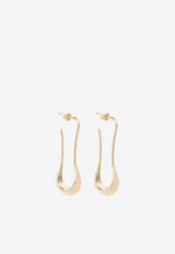 Drop-Shaped Hoop Earrings