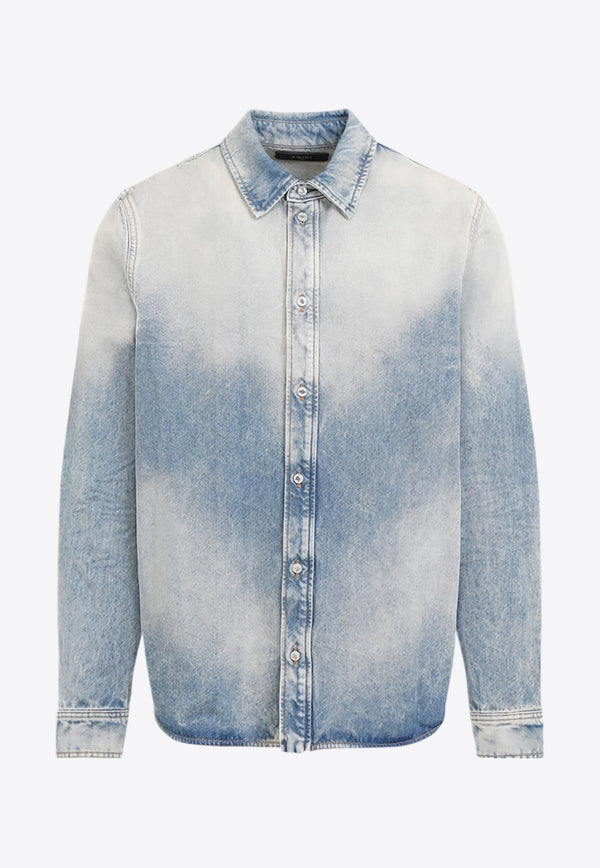 Long-Sleeved Denim Shirt