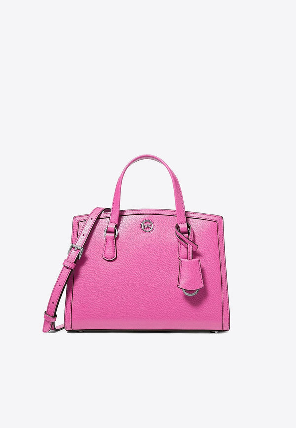 Small Chantal Leather Top Handle Bag
