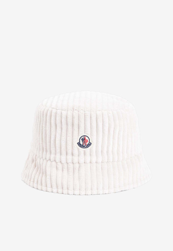 Logo Ribbed Bucket Hat