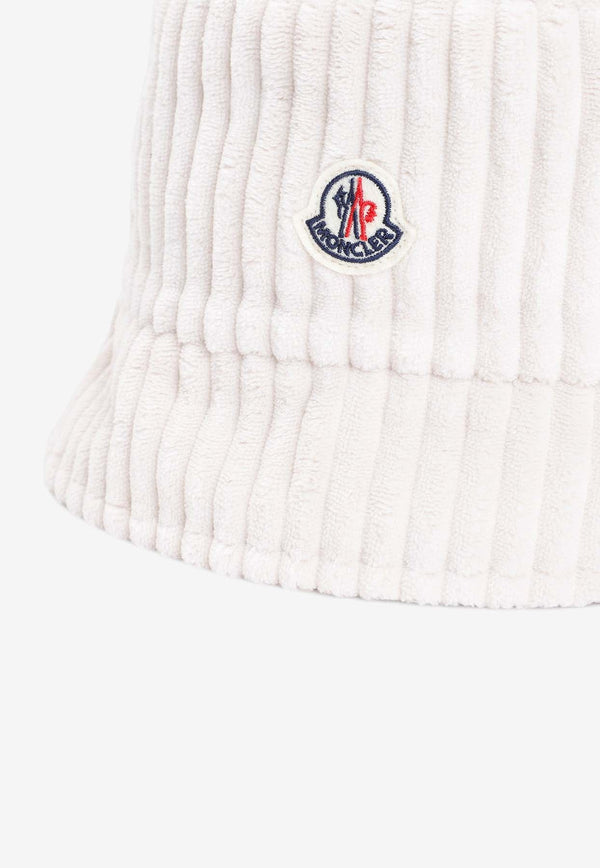 Logo Ribbed Bucket Hat