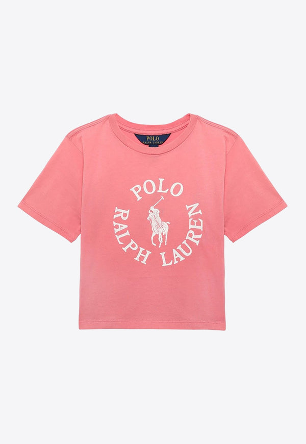 Girls Logo Print T-shirt