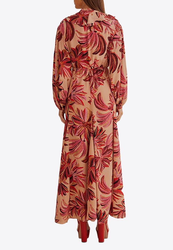 Floral Tapestry Maxi Dress