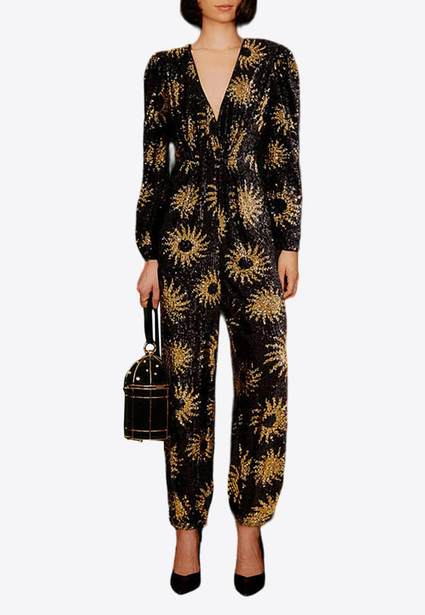 Sunny Mood Sequined Jumpsuit