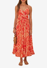 Jaipur Paisley Print Maxi Dress