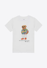 Boys Polo Bear Print Crewneck T-shirt