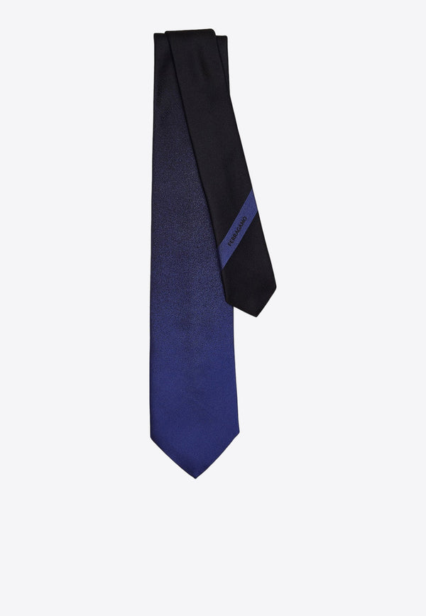 Gradient-Effect Silk Tie