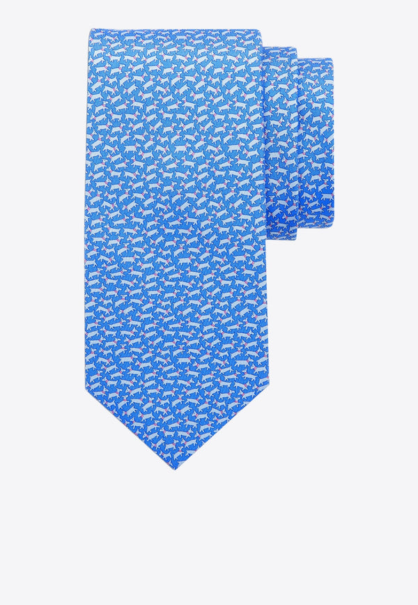 Tobia Print Silk Tie