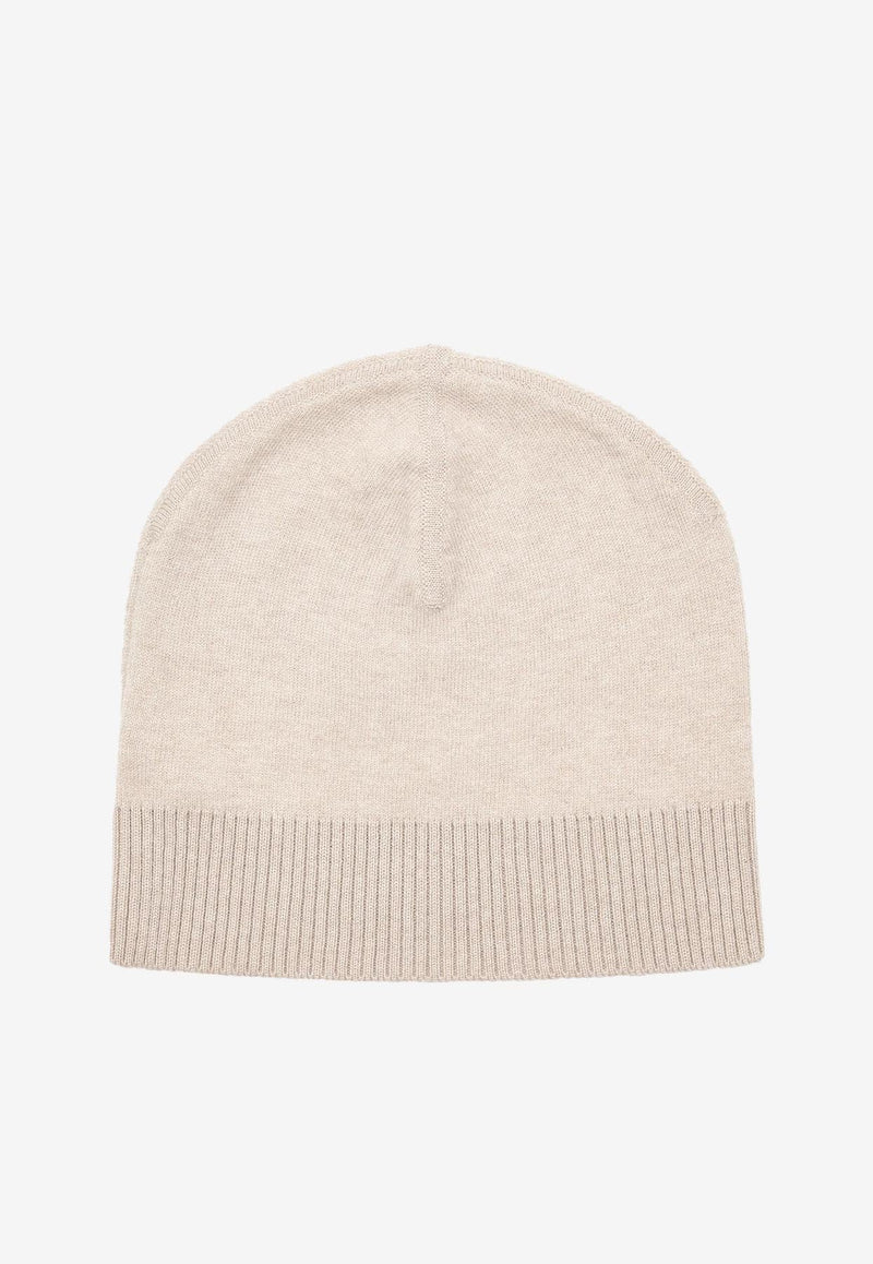 Gancini Jacquard Cashmere Beanie