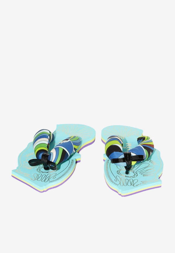 Iride Print Scuba Sandals