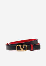 Signature VLogo Reversible Slim Belt