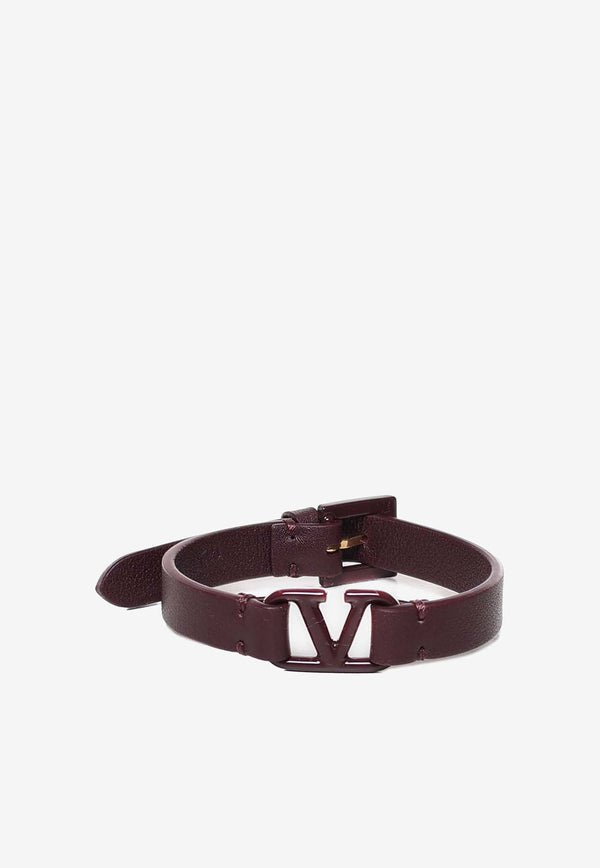 VLogo Leather Bracelet