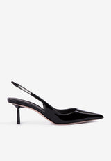 Bella 60 Patent Leather Slingback Pumps