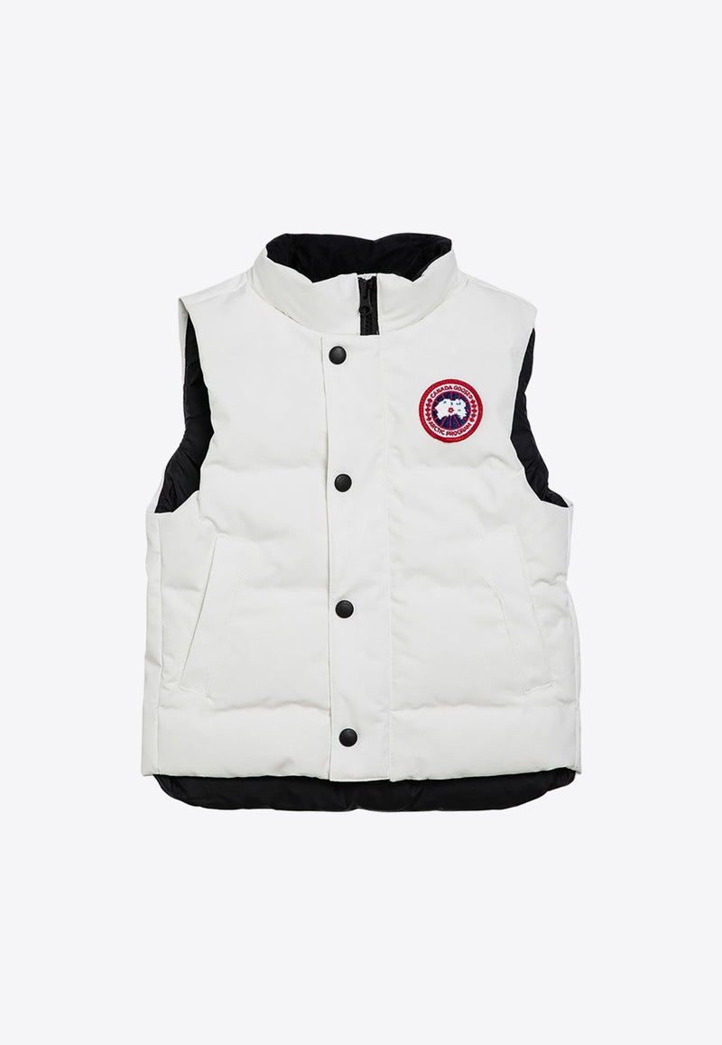 Boys Vanier Logo Patch Padded Vest