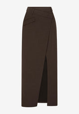 Mia Midi Wrap Skirt