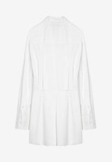 Long-Sleeved Shirt Playsuit