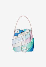 Yummy Iride Print Bucket Bag