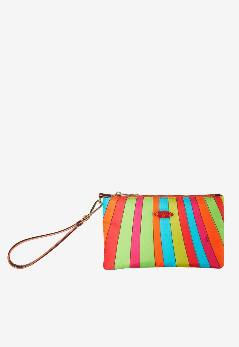 Yummy Iride Print Clutch