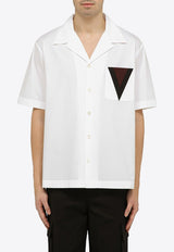 V Inlay Blowing Shirt