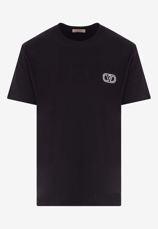 VLogo Patch Short-Sleeved T-shirt