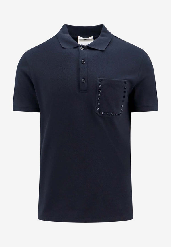Rockstud Short-Sleeved Polo T-shirt