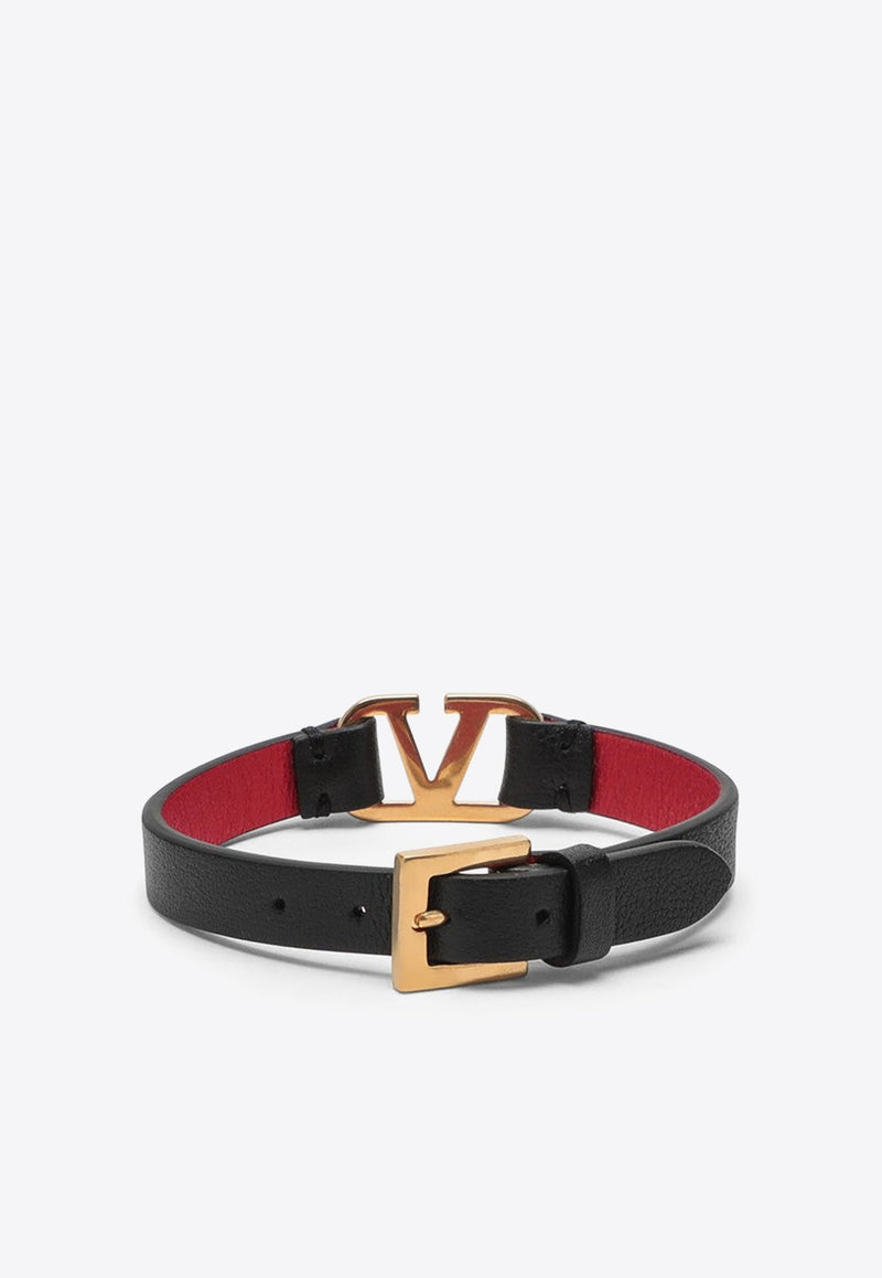 VLogo Signature Leather Bracelet