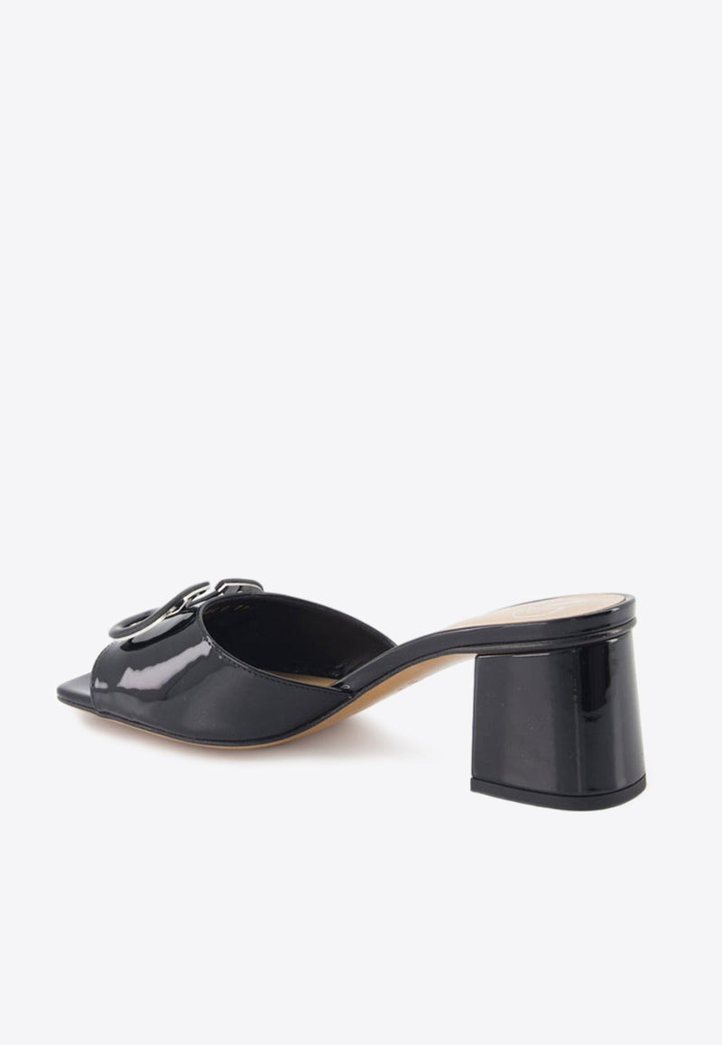 60 VLogo Leather Mules