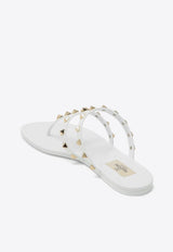 Rockstud Thong Flat Sandals