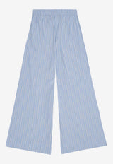 Striped Wide-Leg Pants