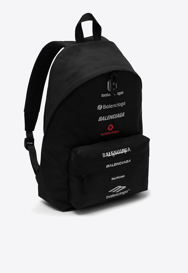 Explorer Logo-Printed Backpack