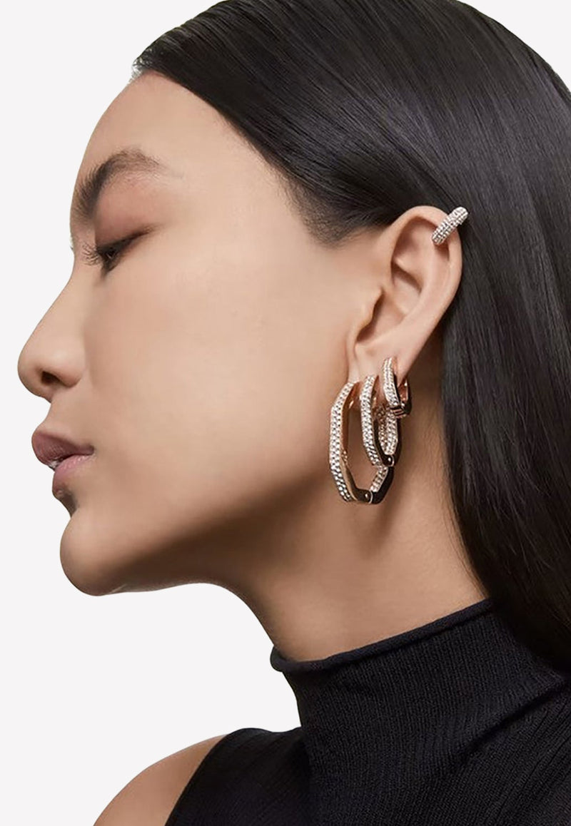 Dextera Crystal-Embellished Hoop Earrings