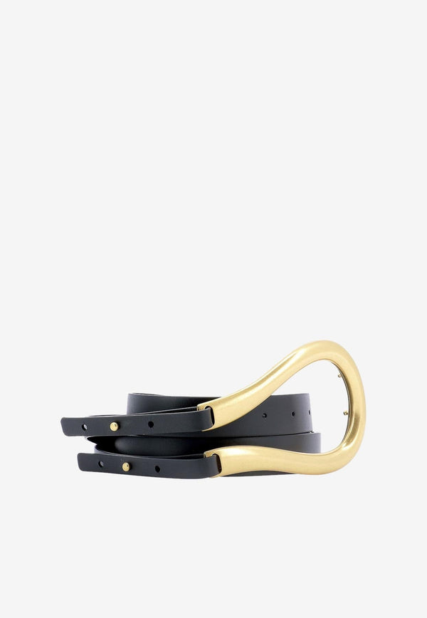 Horseshoe Leather Belt