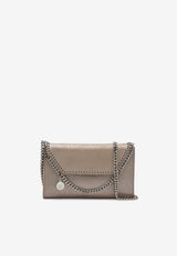 Falabella Faux Leather Chain Clutch