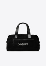 Logo Jacquard Zip Duffle Bag